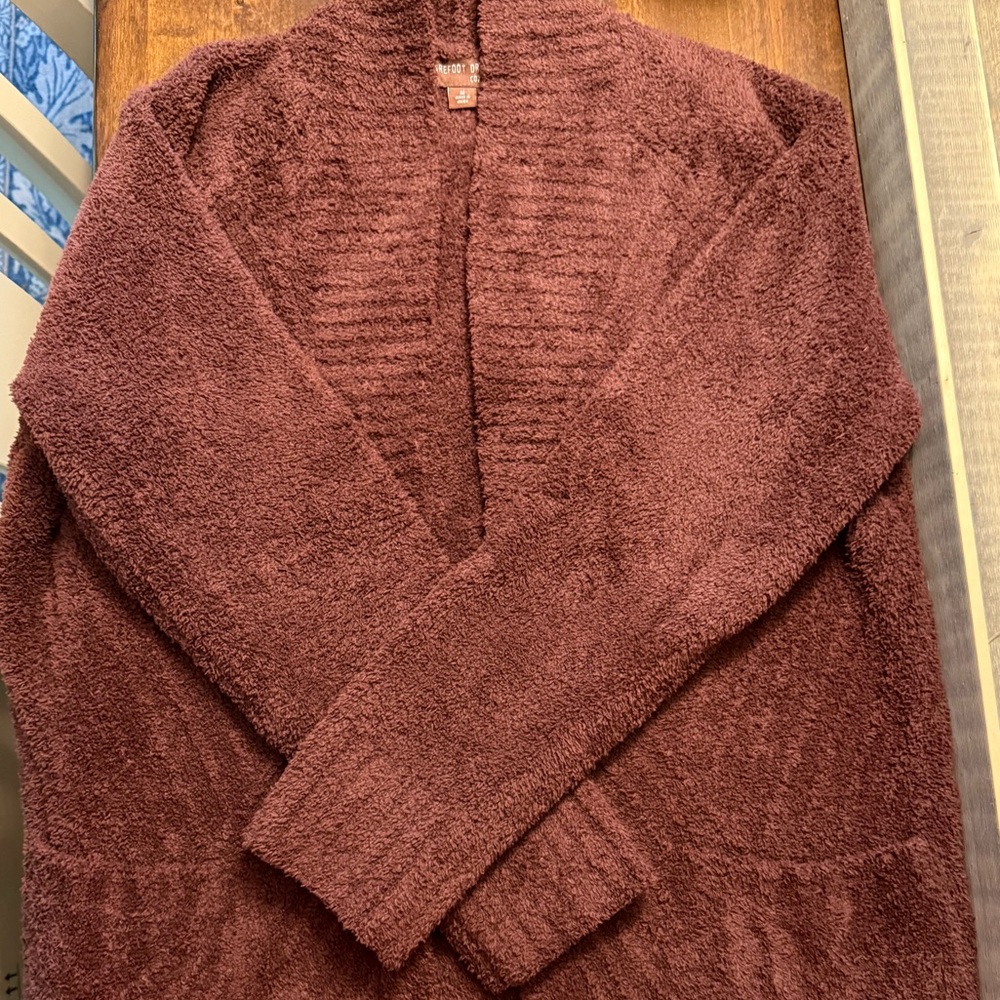 Barefoot Dreams CozyChic Directional Ribbed Cardigan